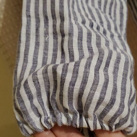 Sigrid Olsen 100% Linen  Blouse M - Picture 3 of 6